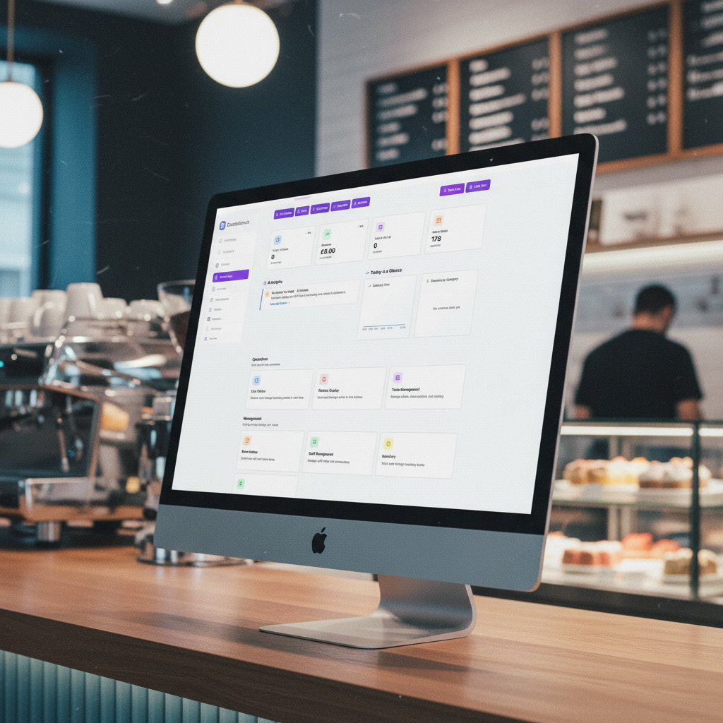 Servio POS dashboard layout