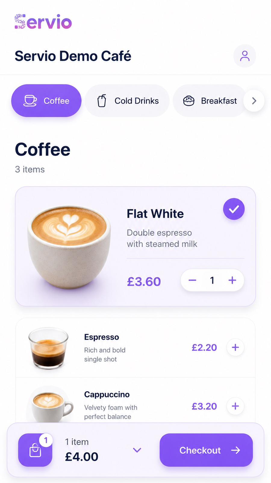 QR ordering