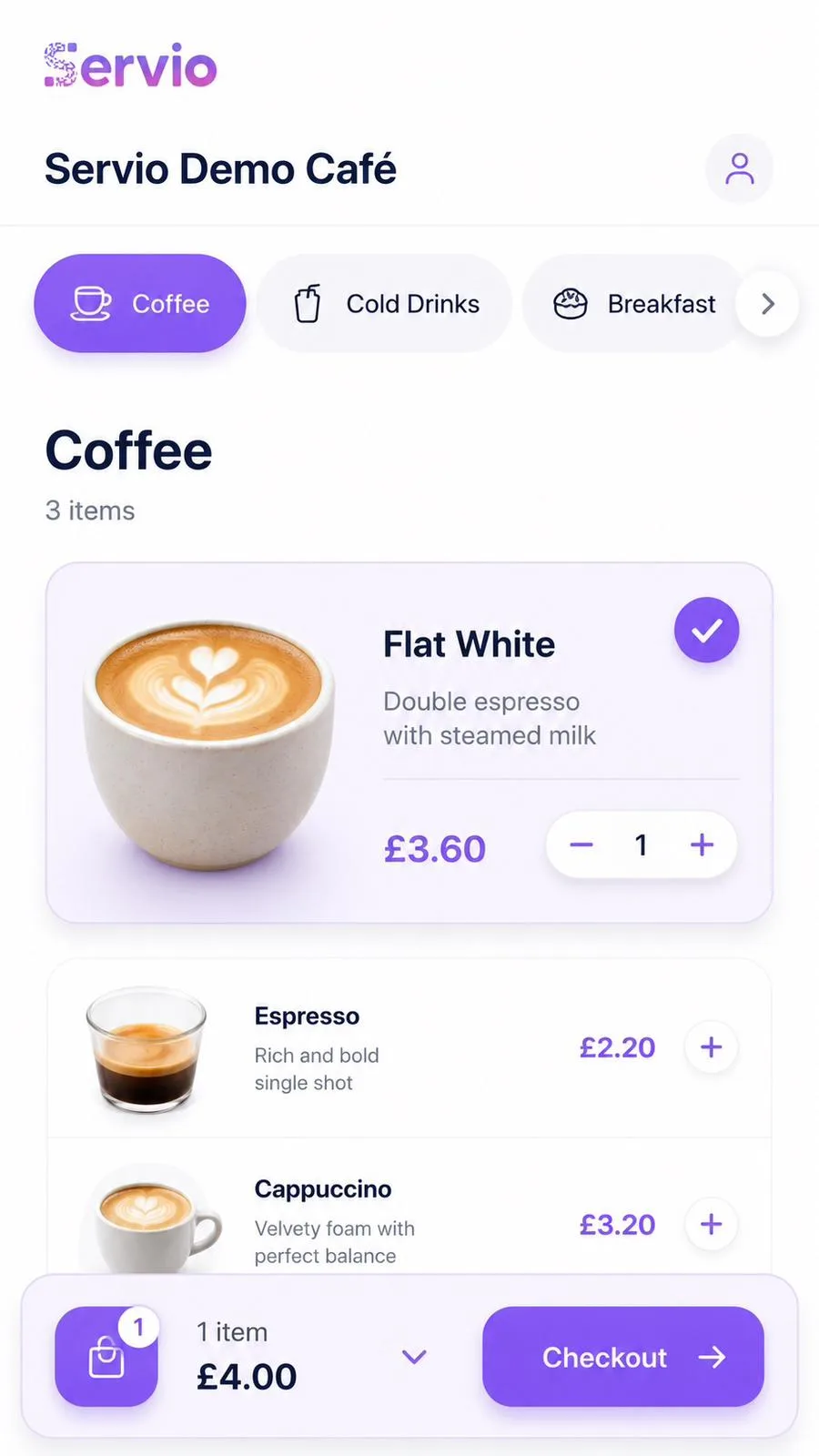QR ordering